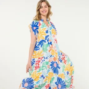 Floral Tiered Maxi Dress