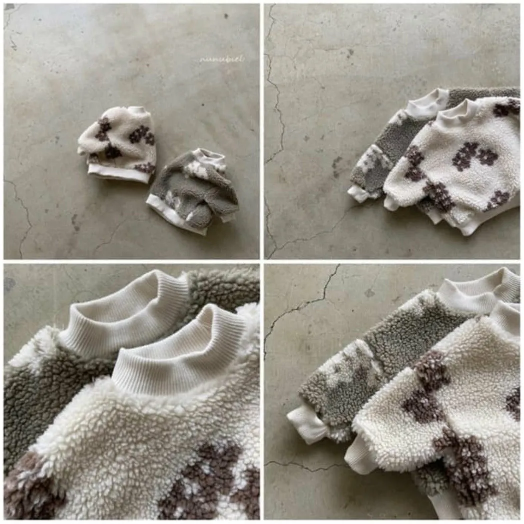 Flower Fleece Sweater