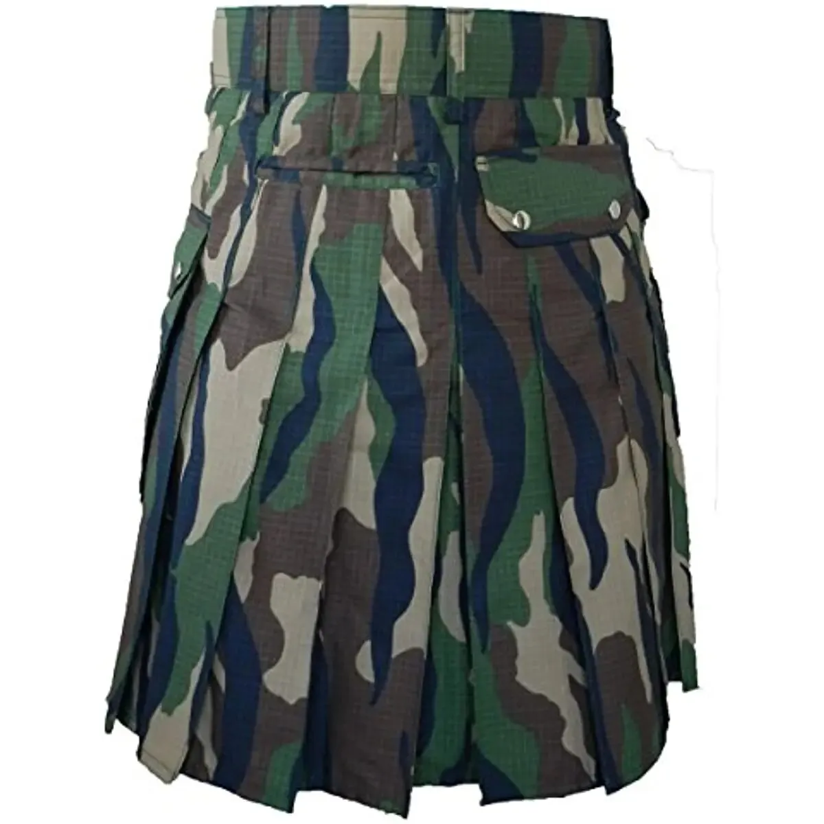 Funki Buys | Skirts | Men's Gothic Camouflage Green Utility Kilt