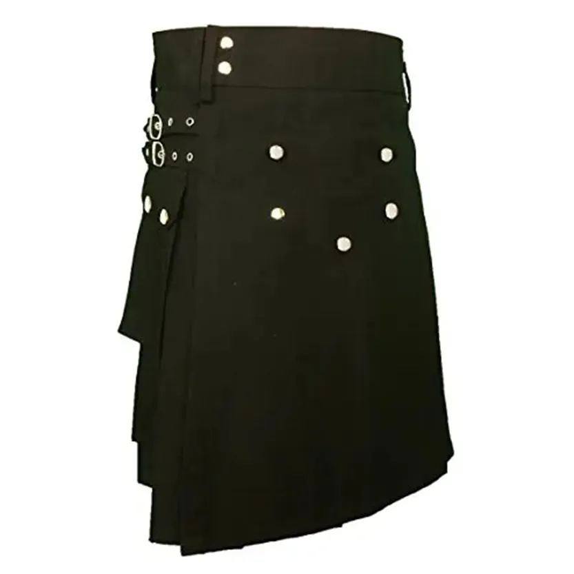 Funki Buys | Skirts | Men's Gothic Camouflage Green Utility Kilt