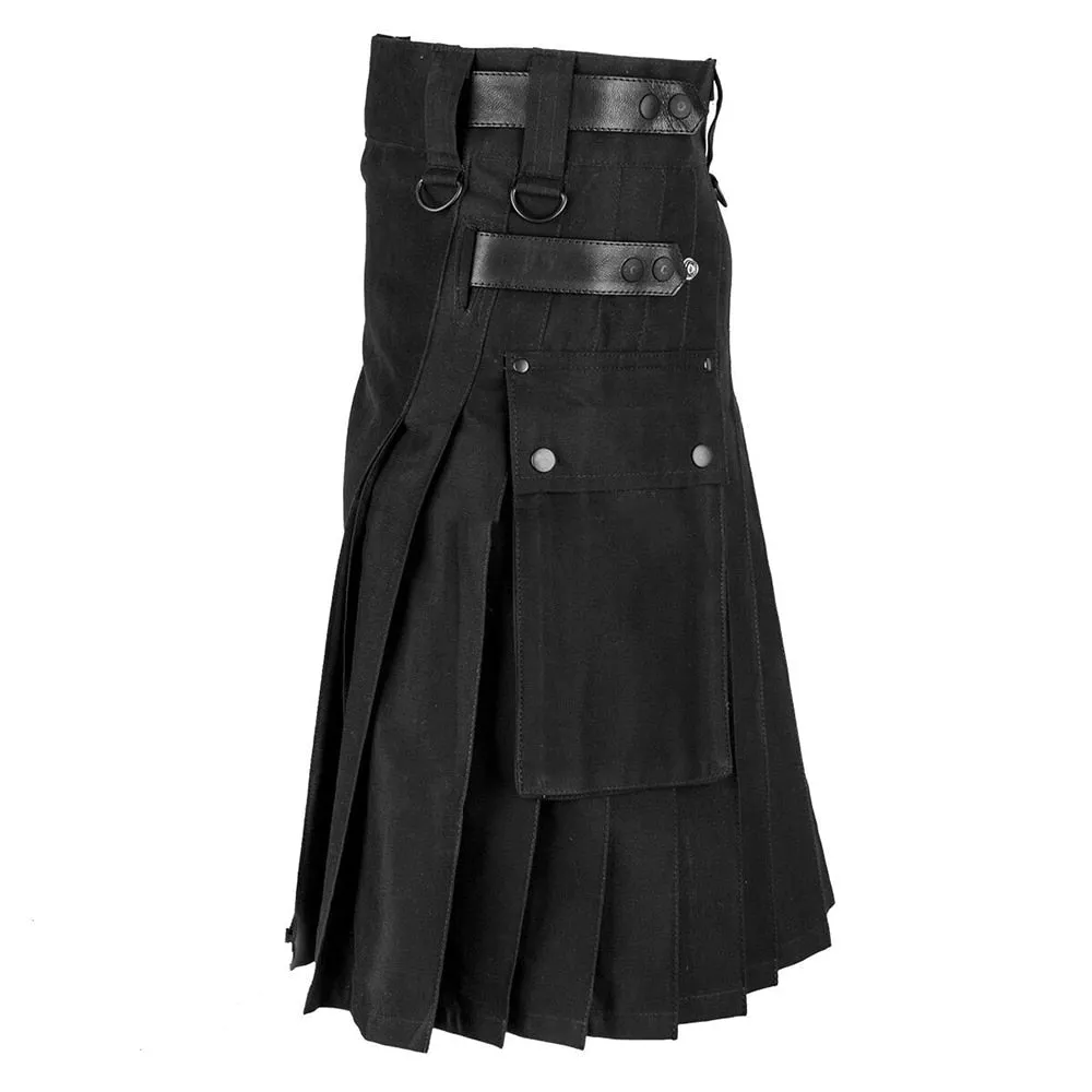 Funki Buys | Skirts | Men's Gothic Punk Pleated Cargo Utility Kilts