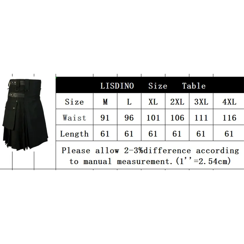 Funki Buys | Skirts | Men's Gothic Scottish Highland Tartan Kilts