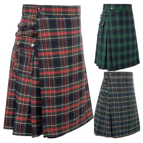 Funki Buys | Skirts | Men's Gothic Scottish Highland Tartan Kilts