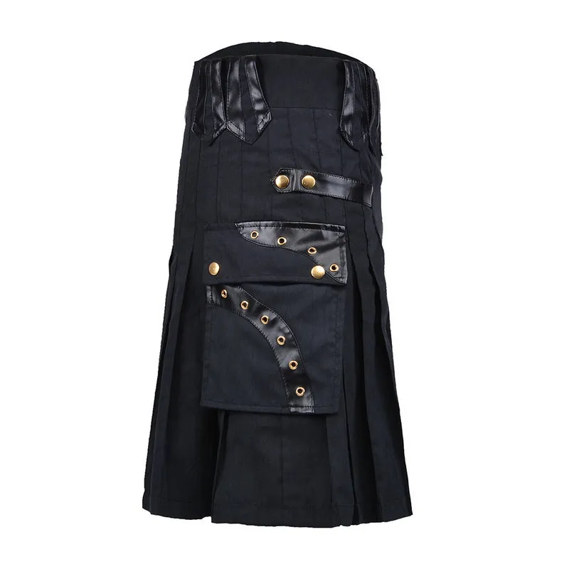 Funki Buys | Skirts | Men's Steampunk Cosplay Larp Utility Kilts