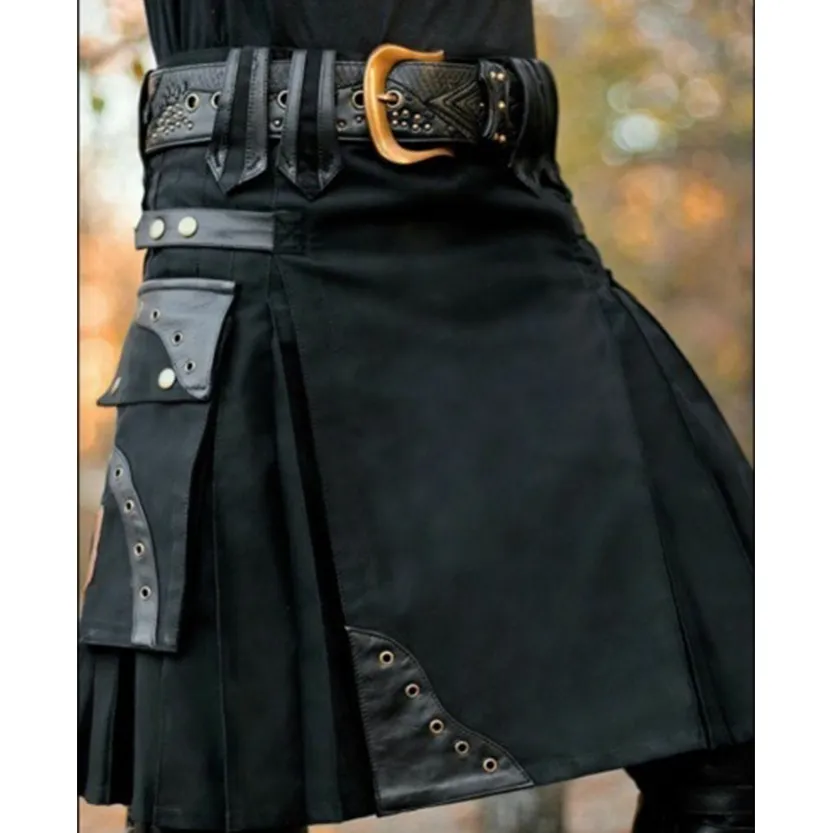 Funki Buys | Skirts | Men's Steampunk Cosplay Larp Utility Kilts