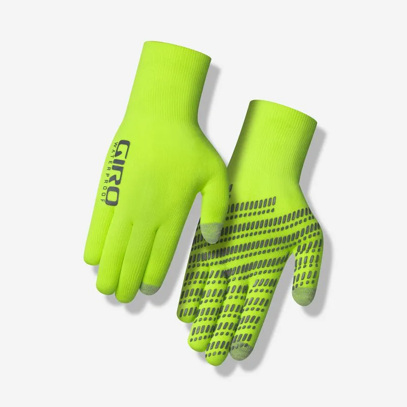 Giro Xnetic H2O Dirt Gloves - Highlight Yellow - Size M