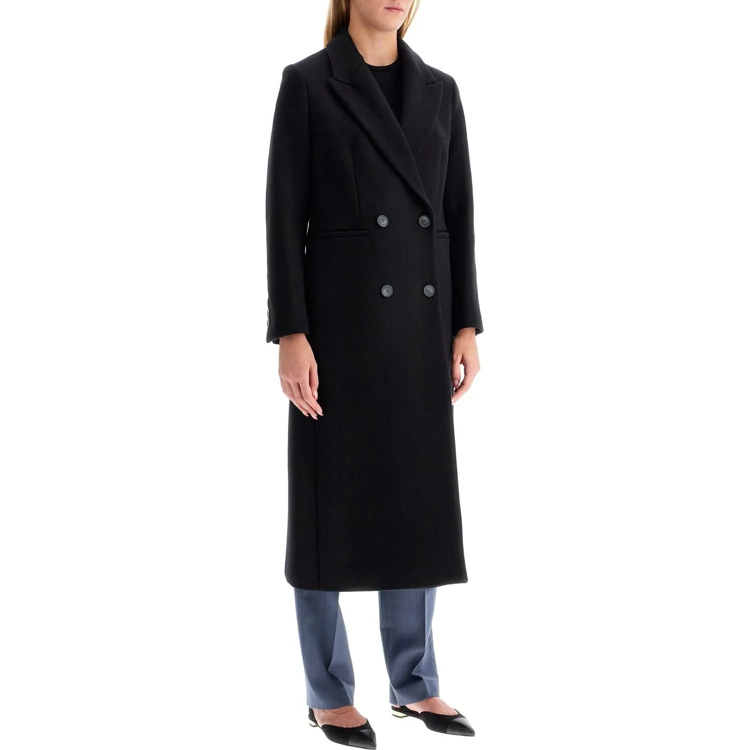 Ivy Oak cayenne double-breasted wool coat