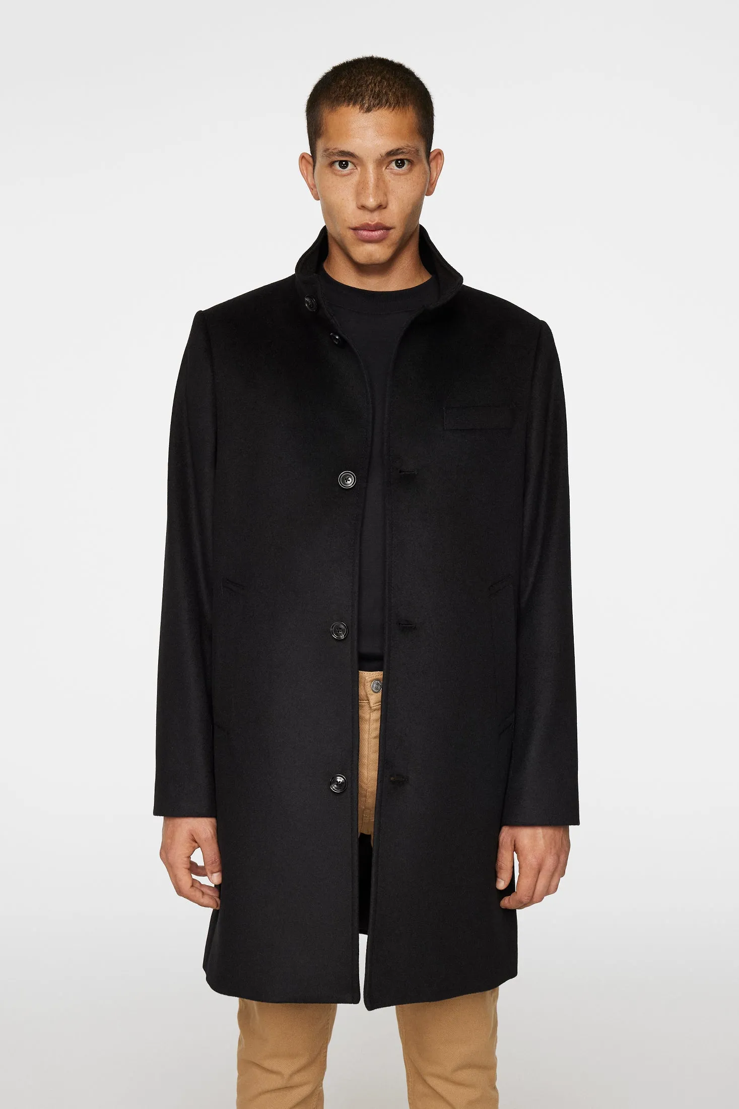 Jesse Melton Cashmere coat / Black