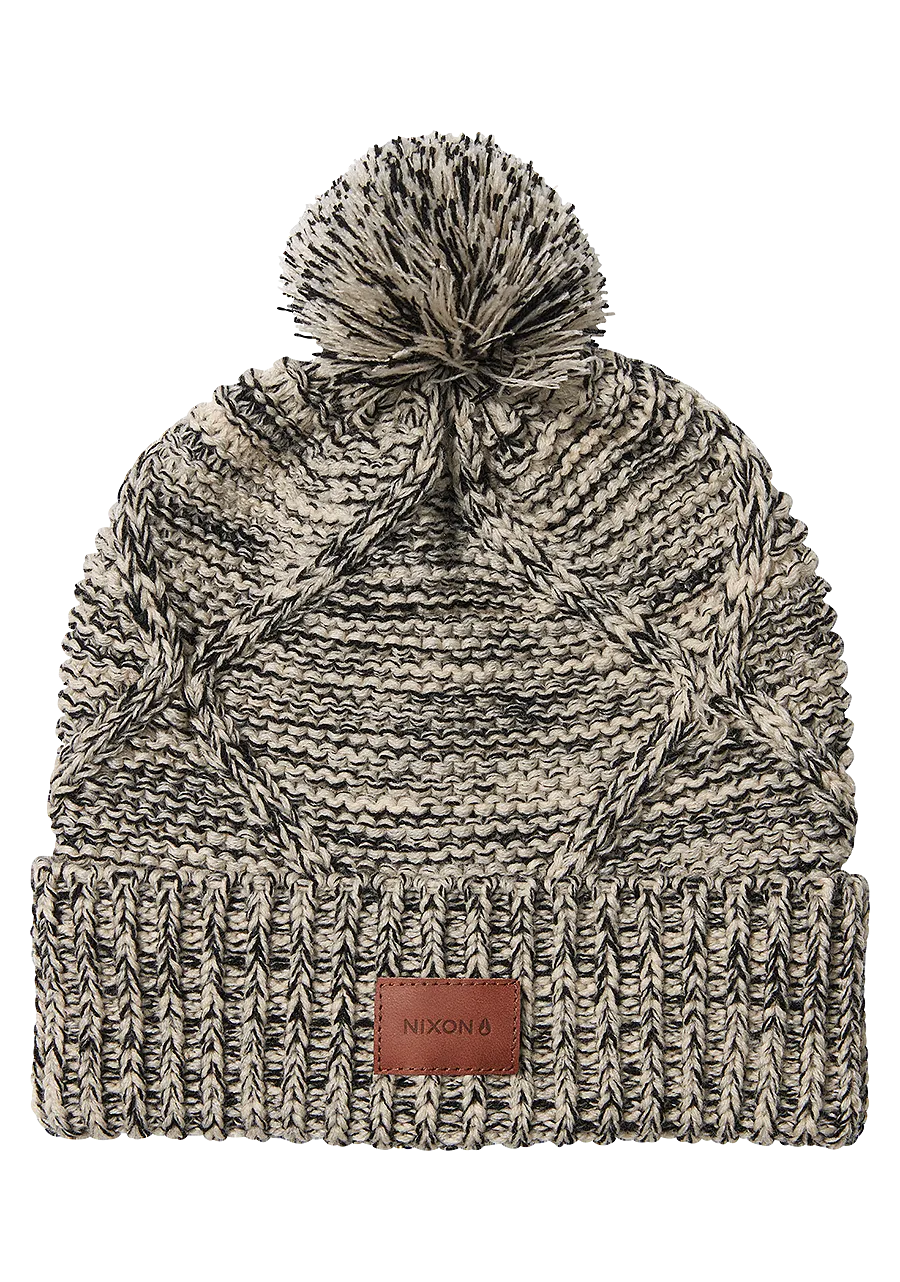 Julian Pom Beanie - Khaki / Black