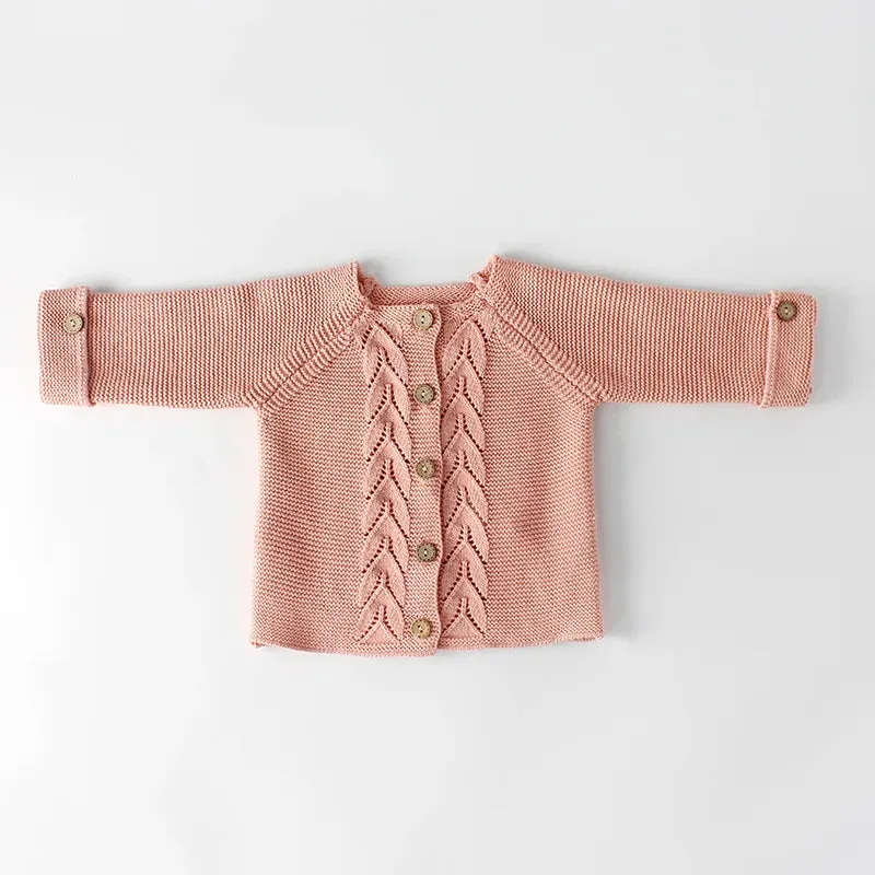 Knitted Baby Romper Newborn Autumn Winter Baby Boy Girl Clothes Infant Cardigan Sweater Romper Jumpsuit Cotton Toddler Outfits