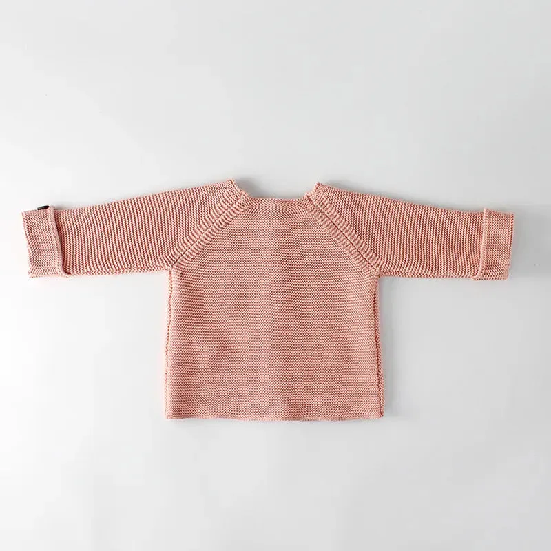 Knitted Baby Romper Newborn Autumn Winter Baby Boy Girl Clothes Infant Cardigan Sweater Romper Jumpsuit Cotton Toddler Outfits