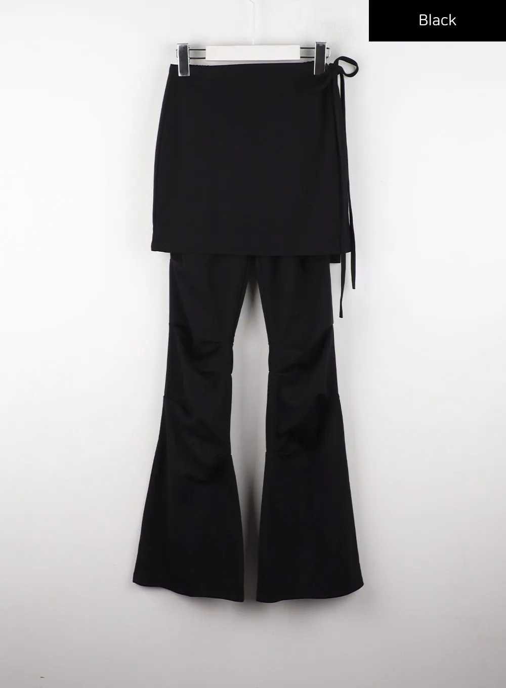 Layered Pintuck Boot Cut Pants CD319