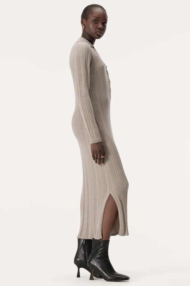 Leigh Knit Dress in Taupe | FINAL SALE