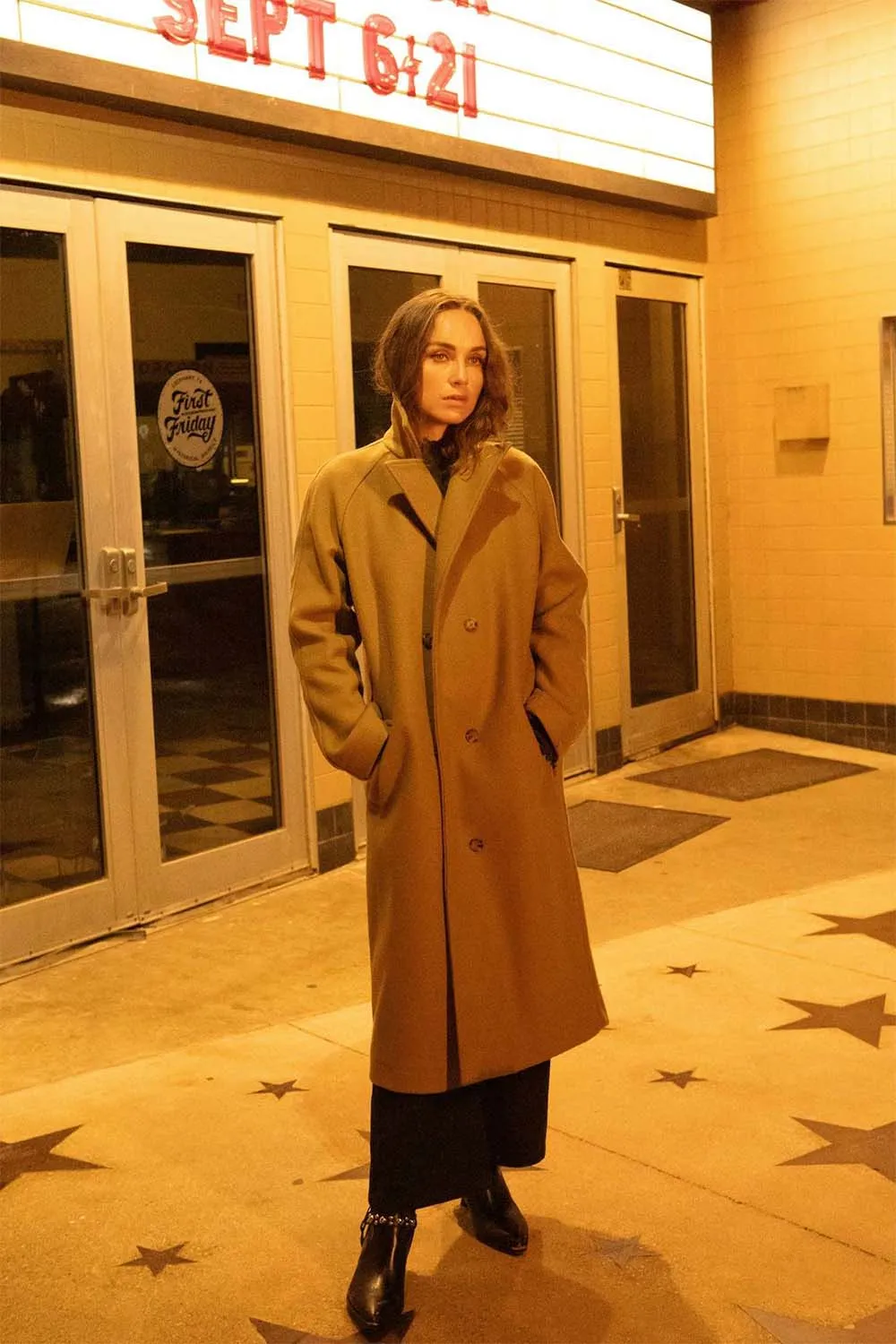 LENNOX STRETCH FELTED COAT