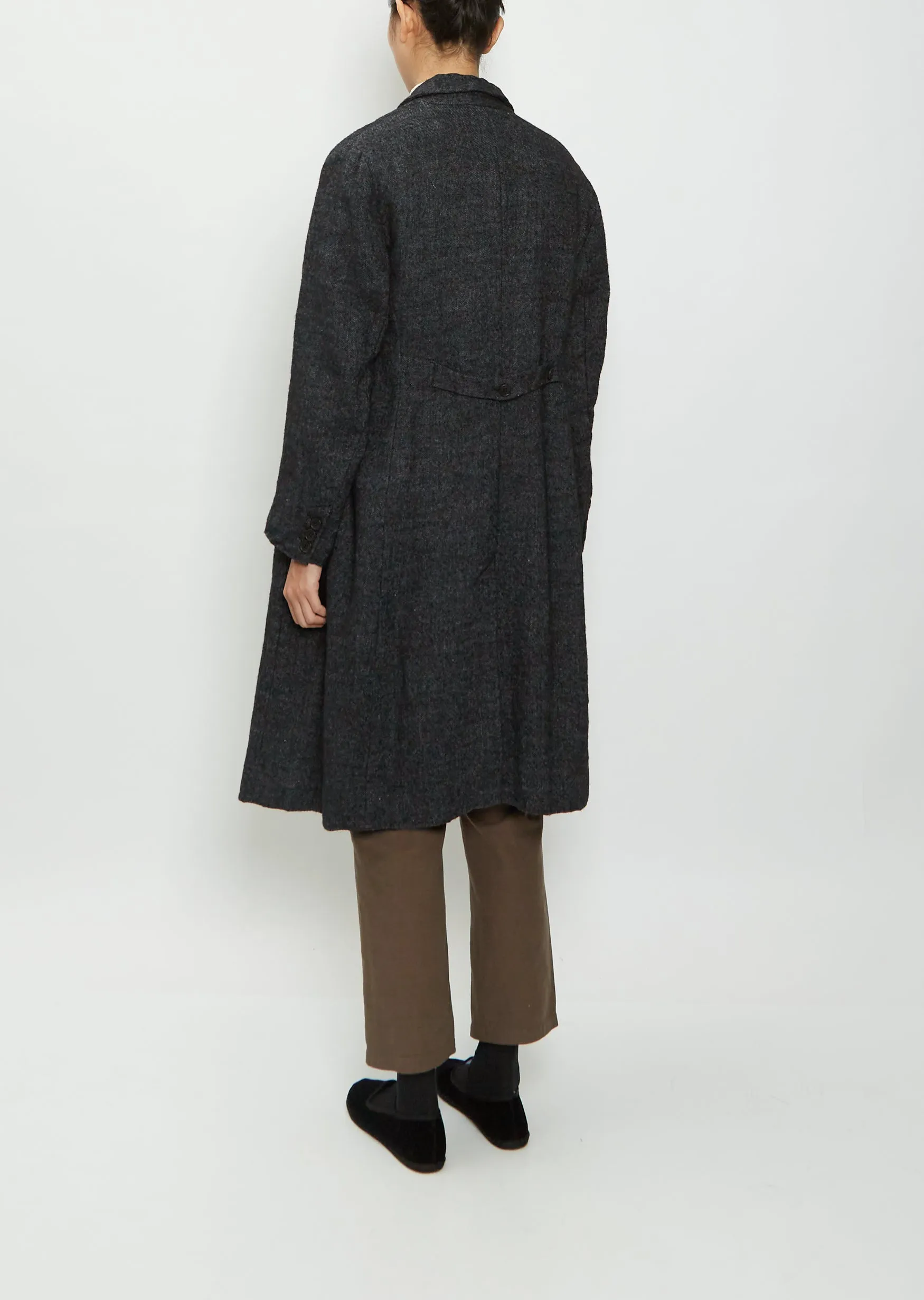 Linen Wool Blazer Coat