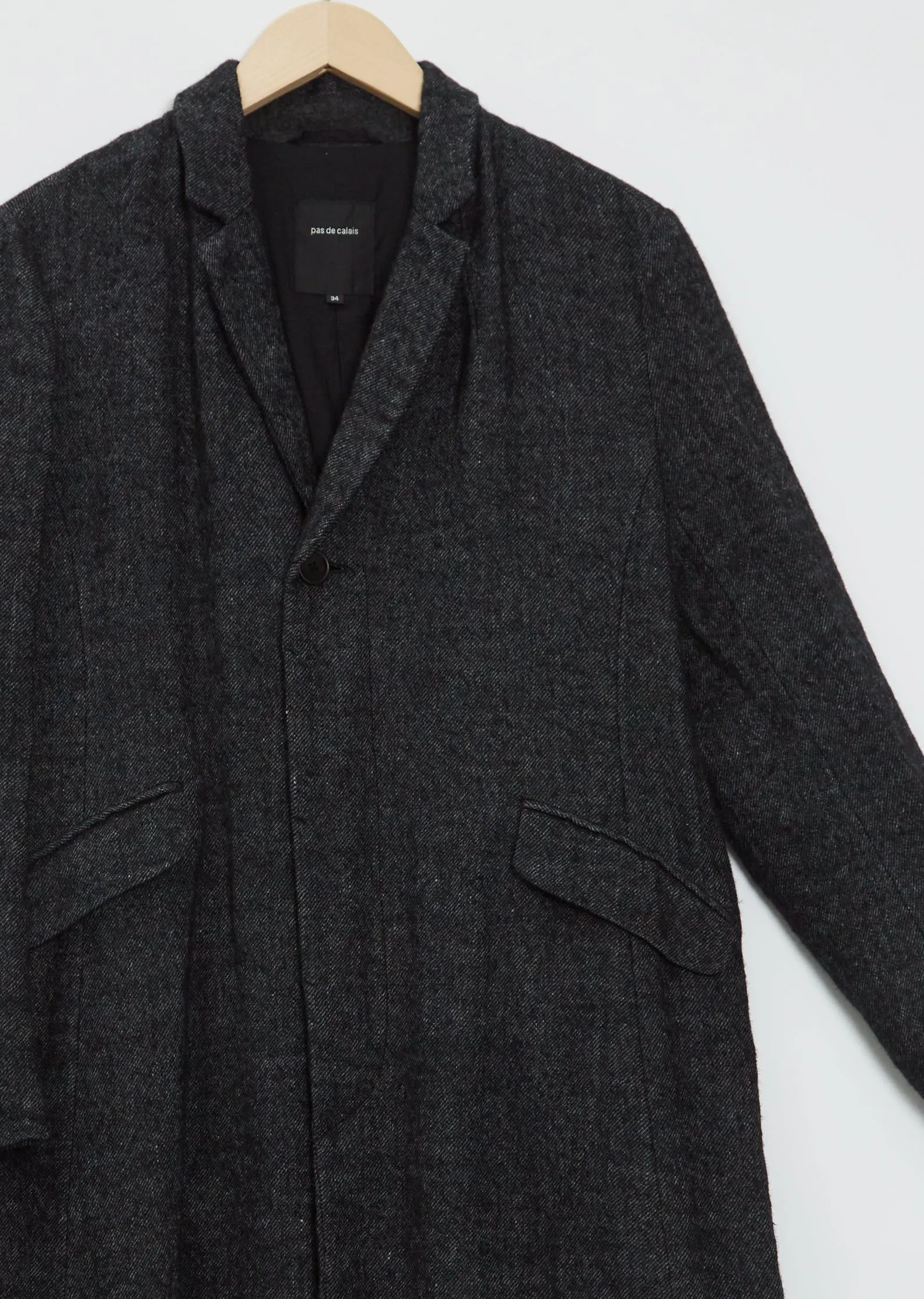 Linen Wool Blazer Coat