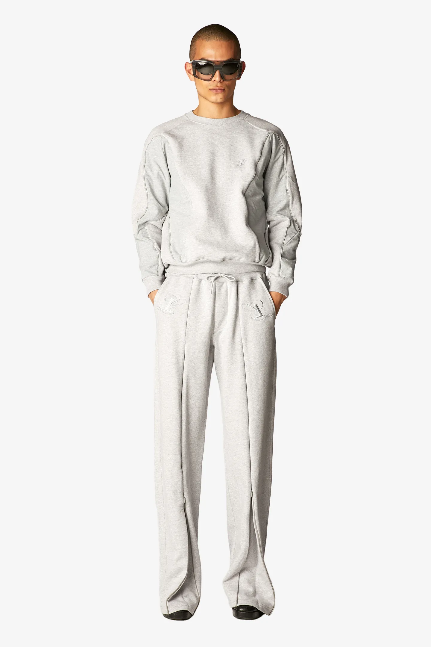 Logo Window Sweats - Grey