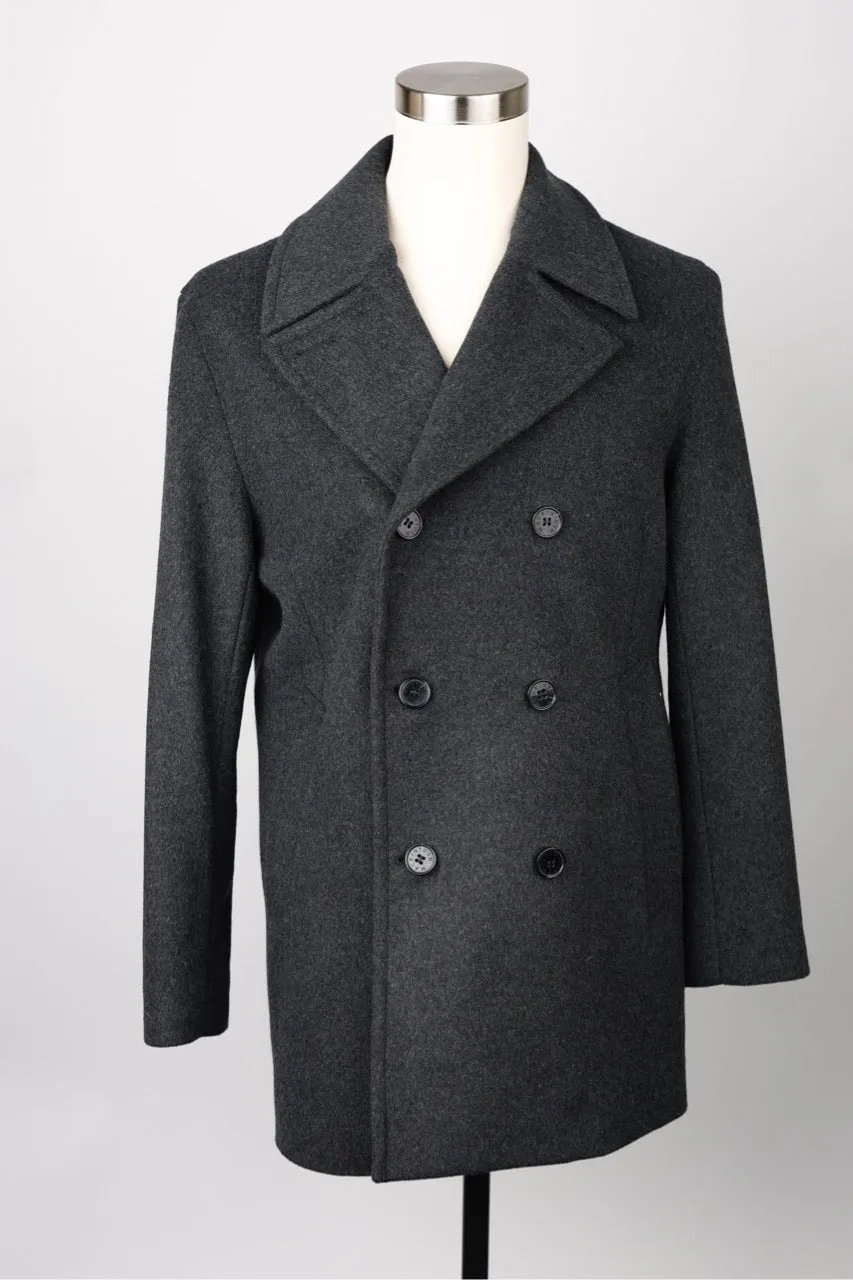 Loro Piana Storm System Double Breasted Wool Dress Coat