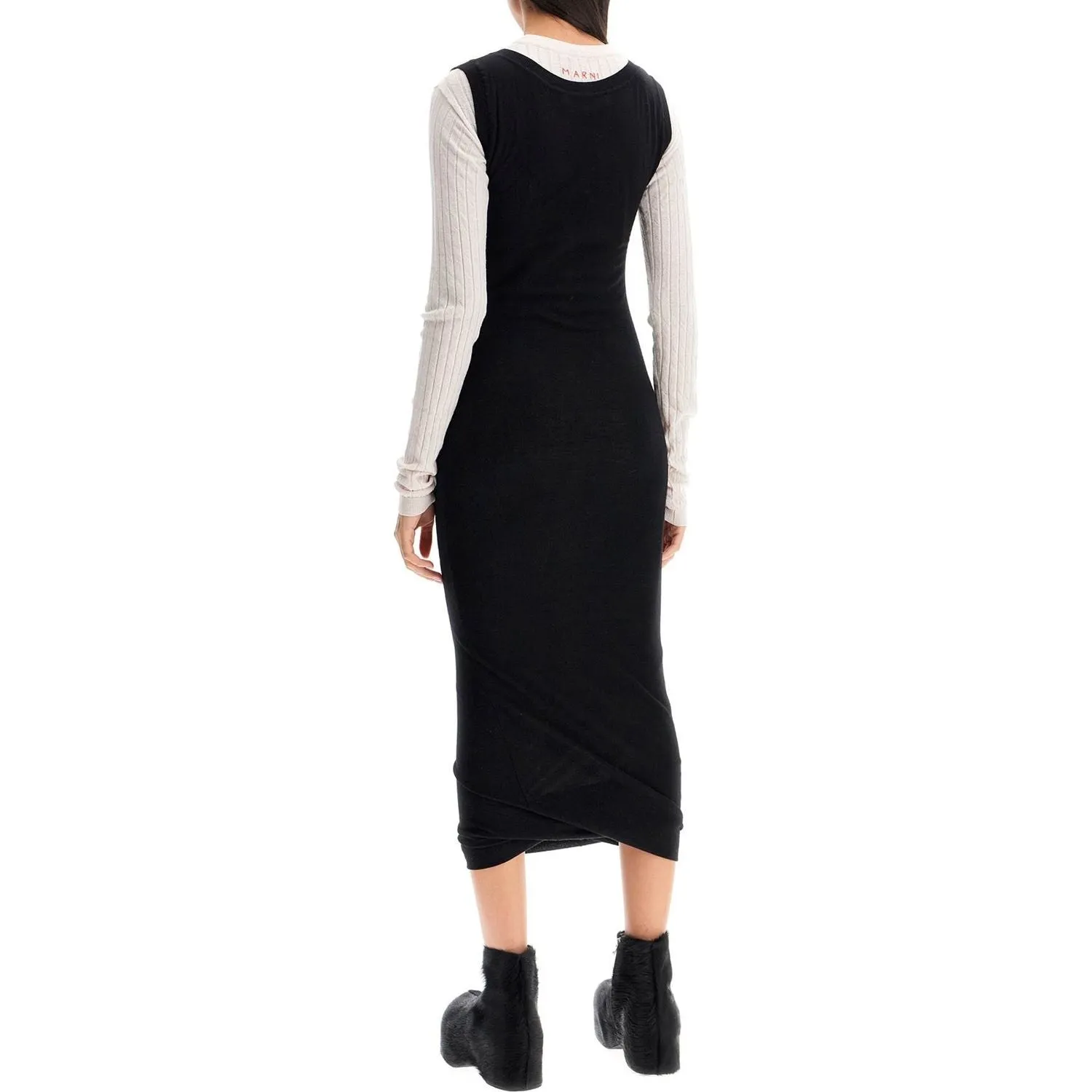 Marni layered knit dress