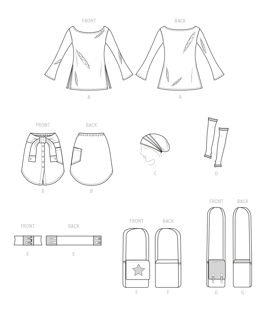 McCall's Pattern M8298 Misses' Accessories