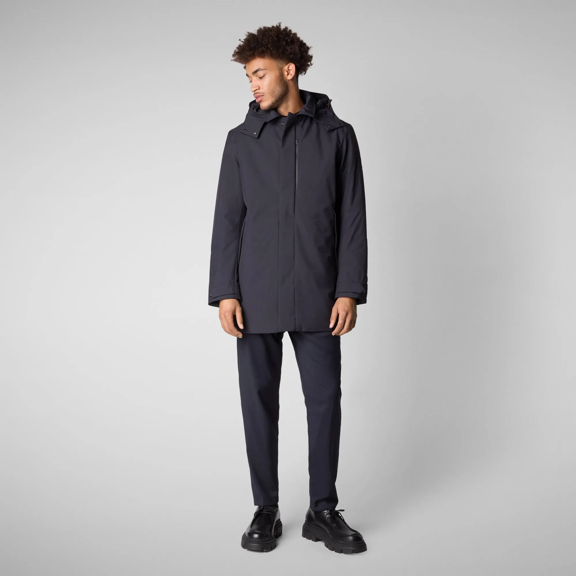 Men's coat sam in blue black