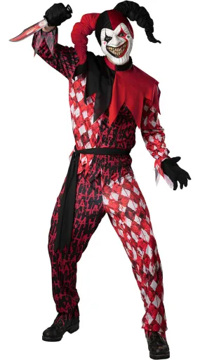 Men's Evil Jester Costume