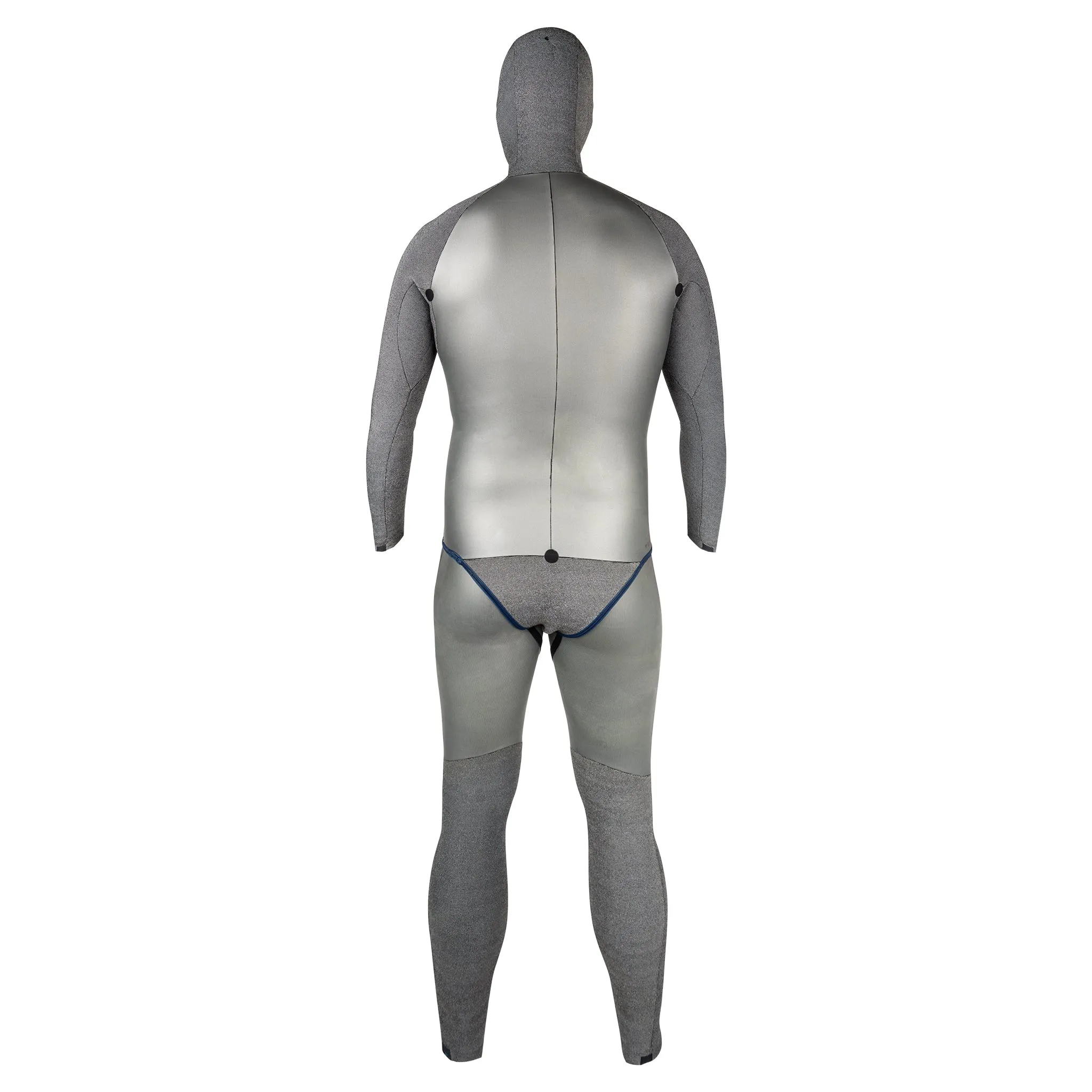 Men's Free Diver 2-Piece Set Hooded Full Wetsuit 5mm