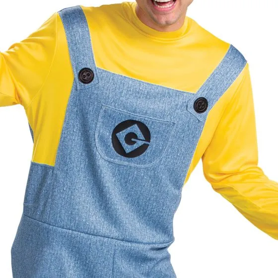 MINION DELUXE ADULT (STUART) COSTUME