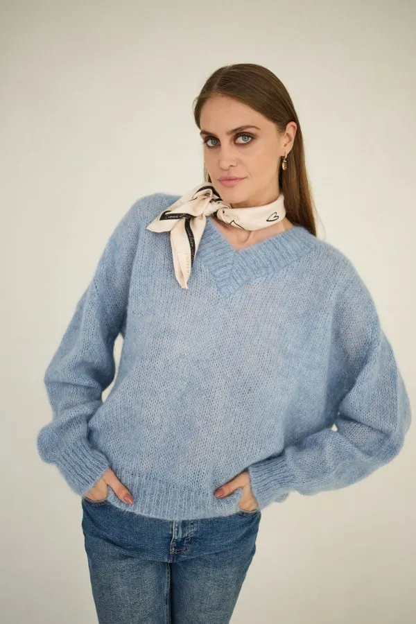 Mohair Sweater Blue