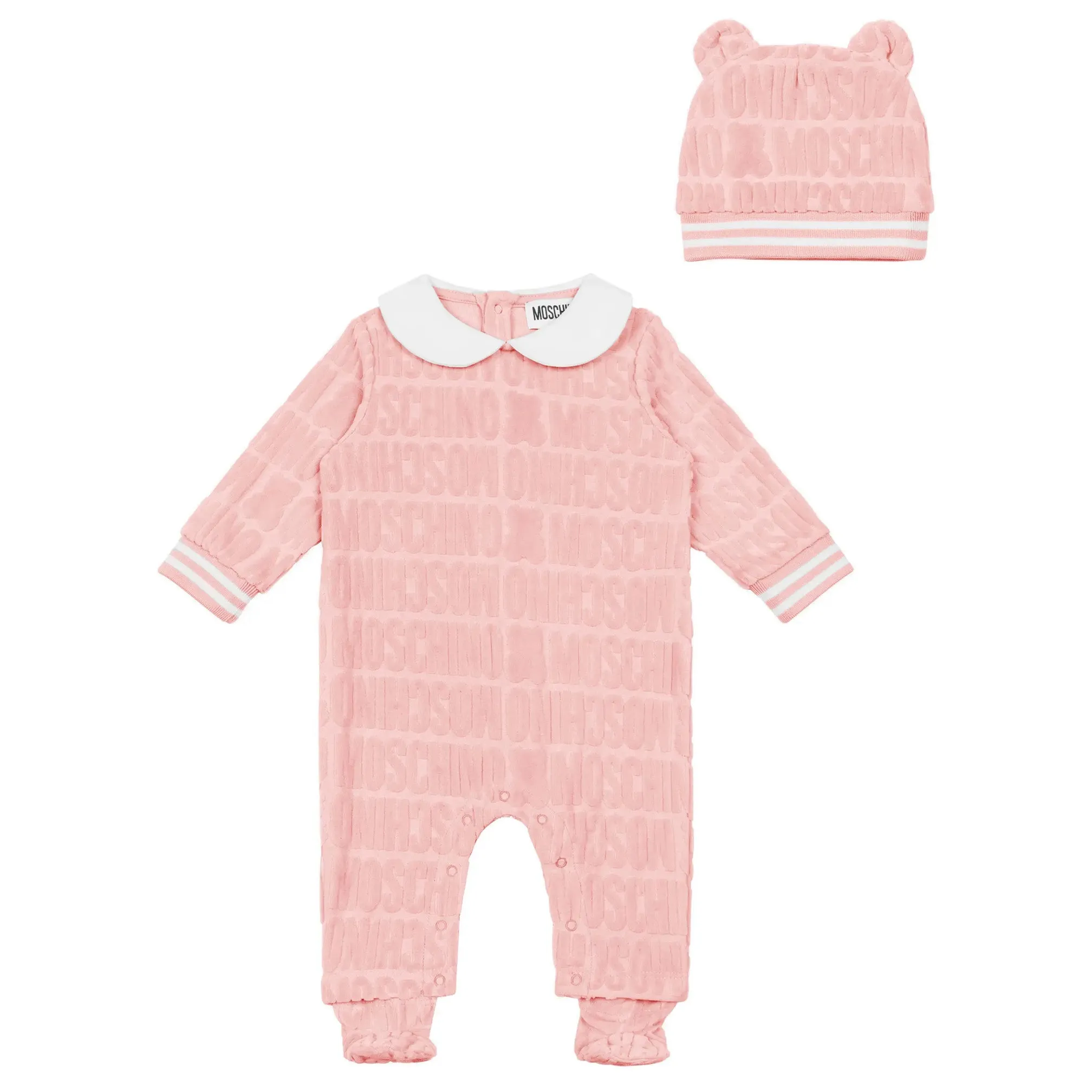 Moschino Baby Girls Velvet Teddy Pyjama Ensemble