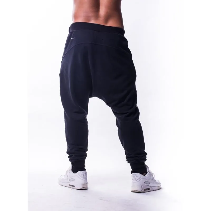 Nebbia Drop Crotch Pants 729 - Black