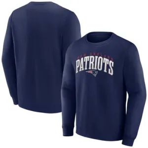 New England Patriots Men's Pullover Fleece Crewneck Sweater