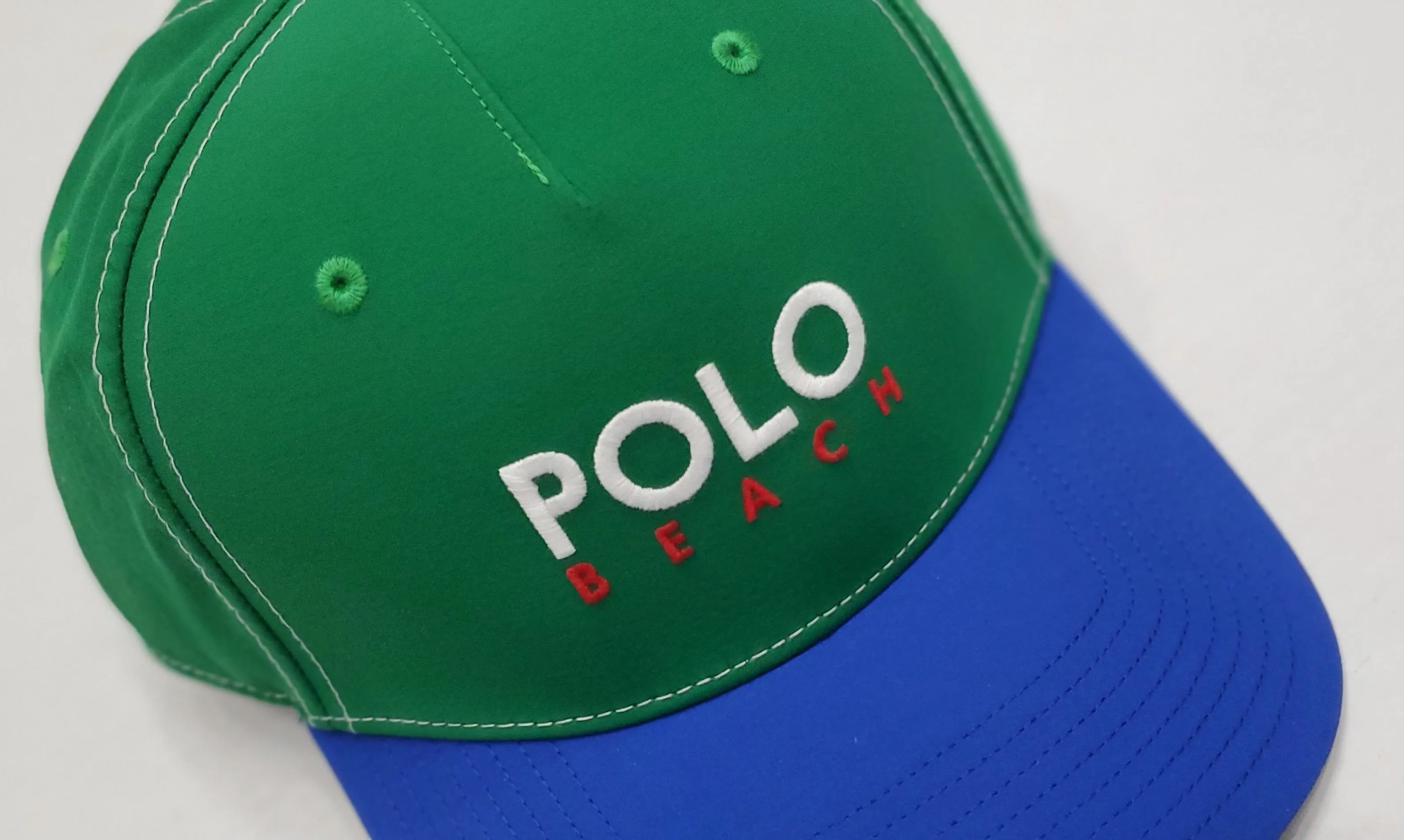 Nwt  Polo Ralph Lauren Green Polo Beach Adjustable Strap Back Hat