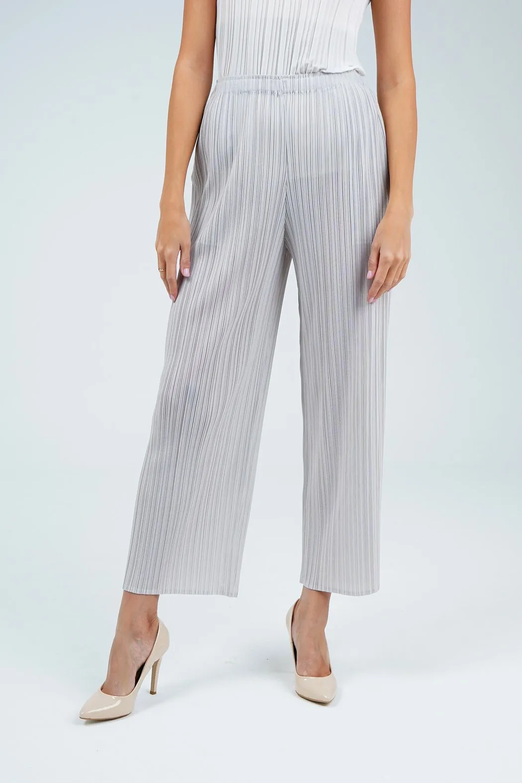 Pella Pleated Straight Cut Pants