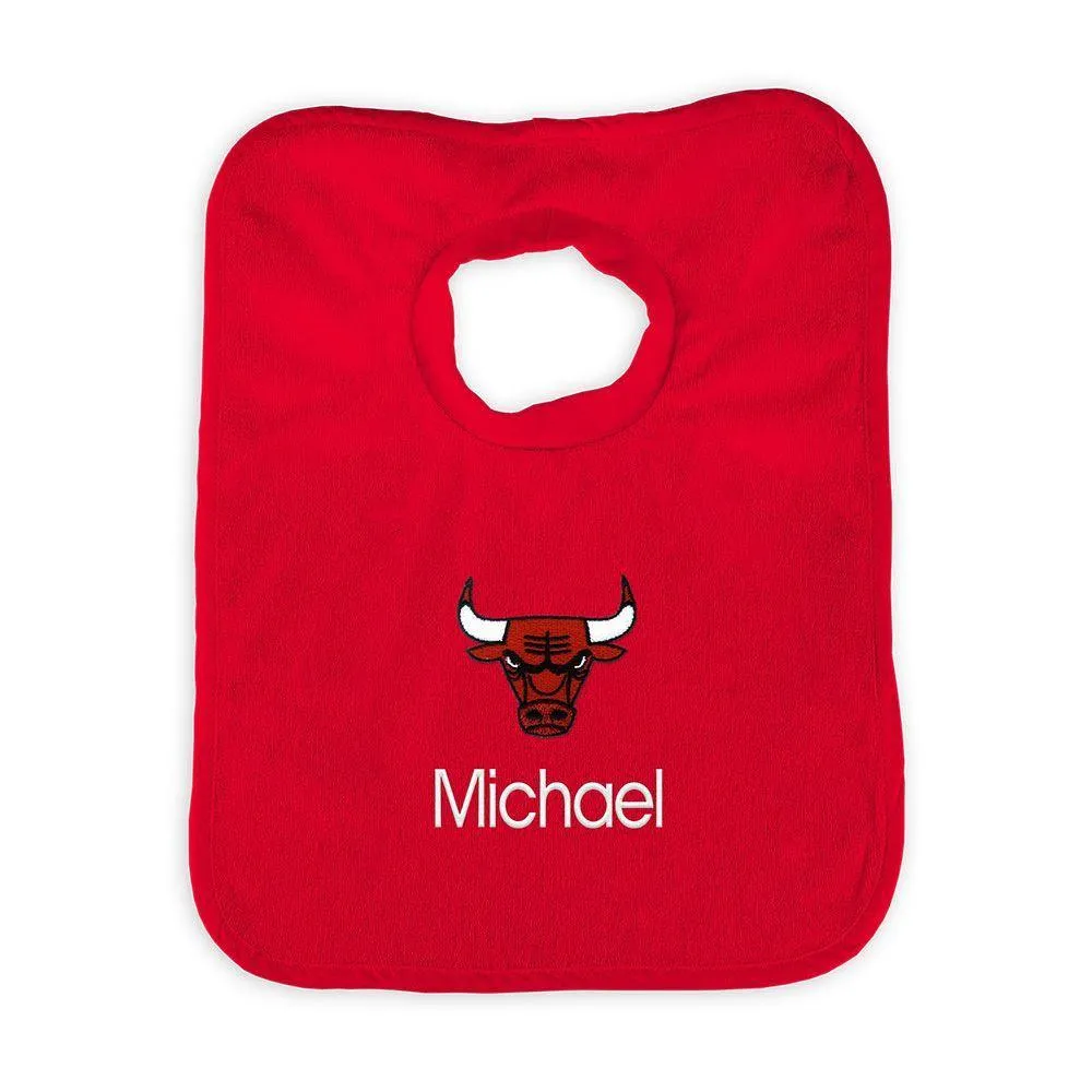 Personalized Chicago Bulls Pullover Bib