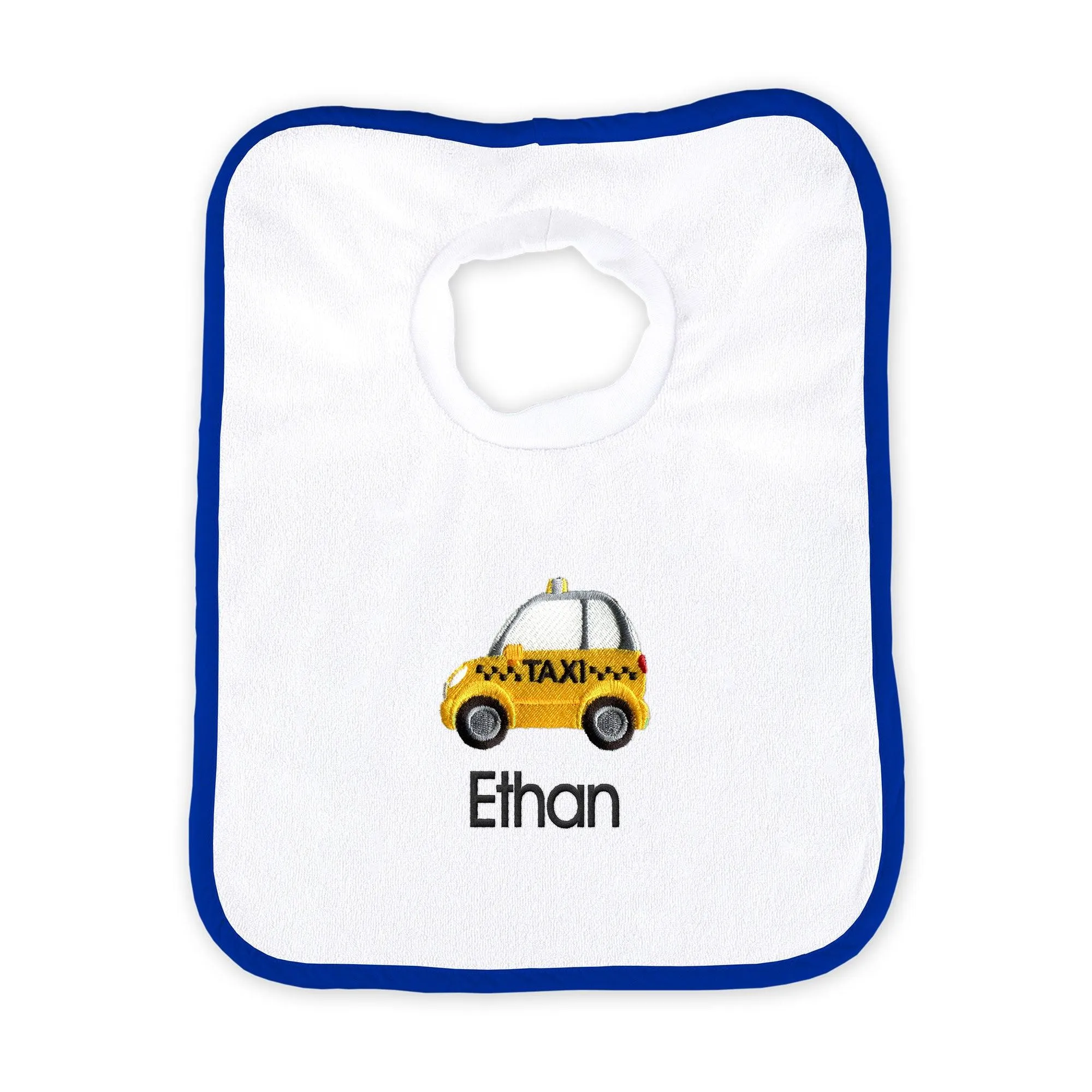 Personalized Taxi Emoji Bib