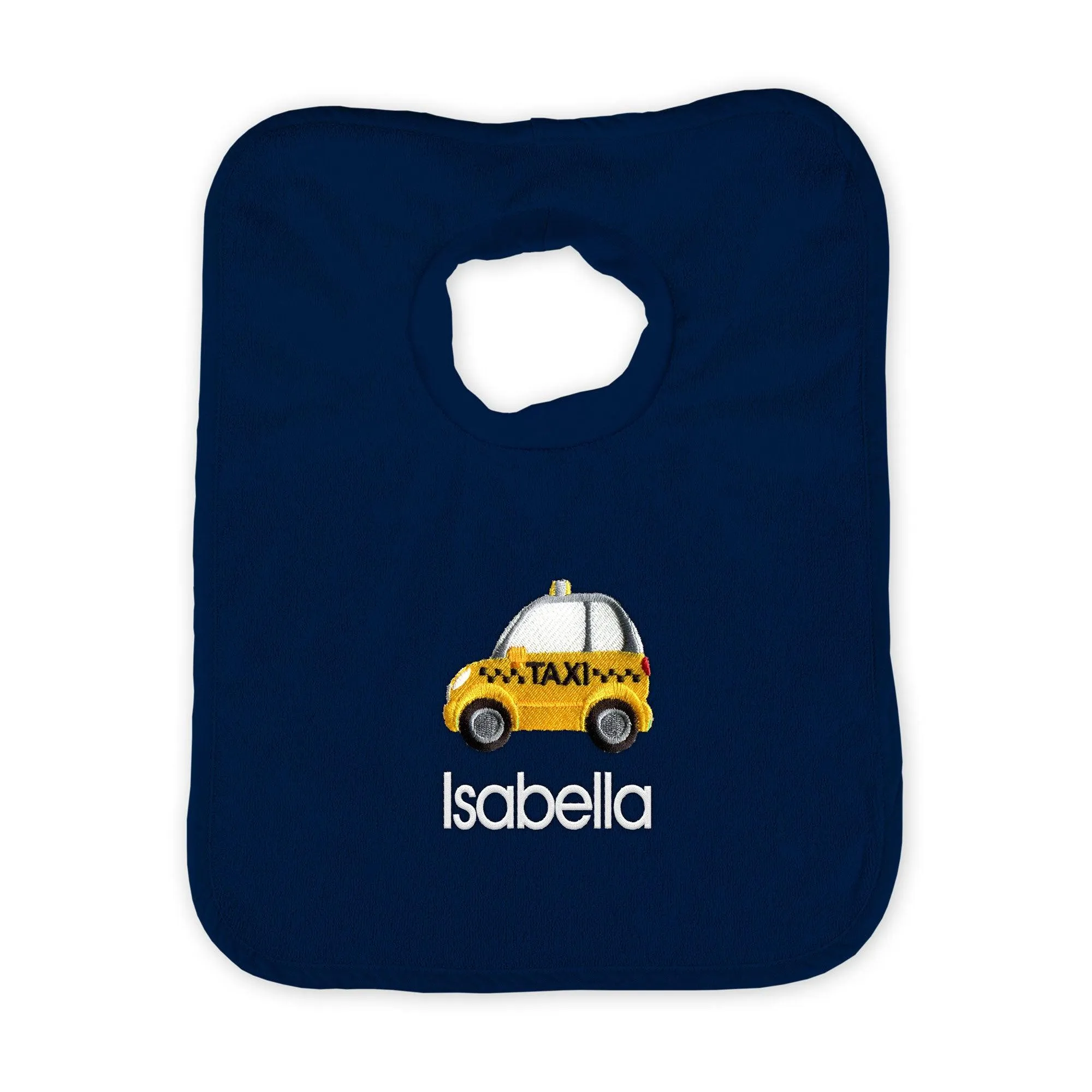 Personalized Taxi Emoji Bib