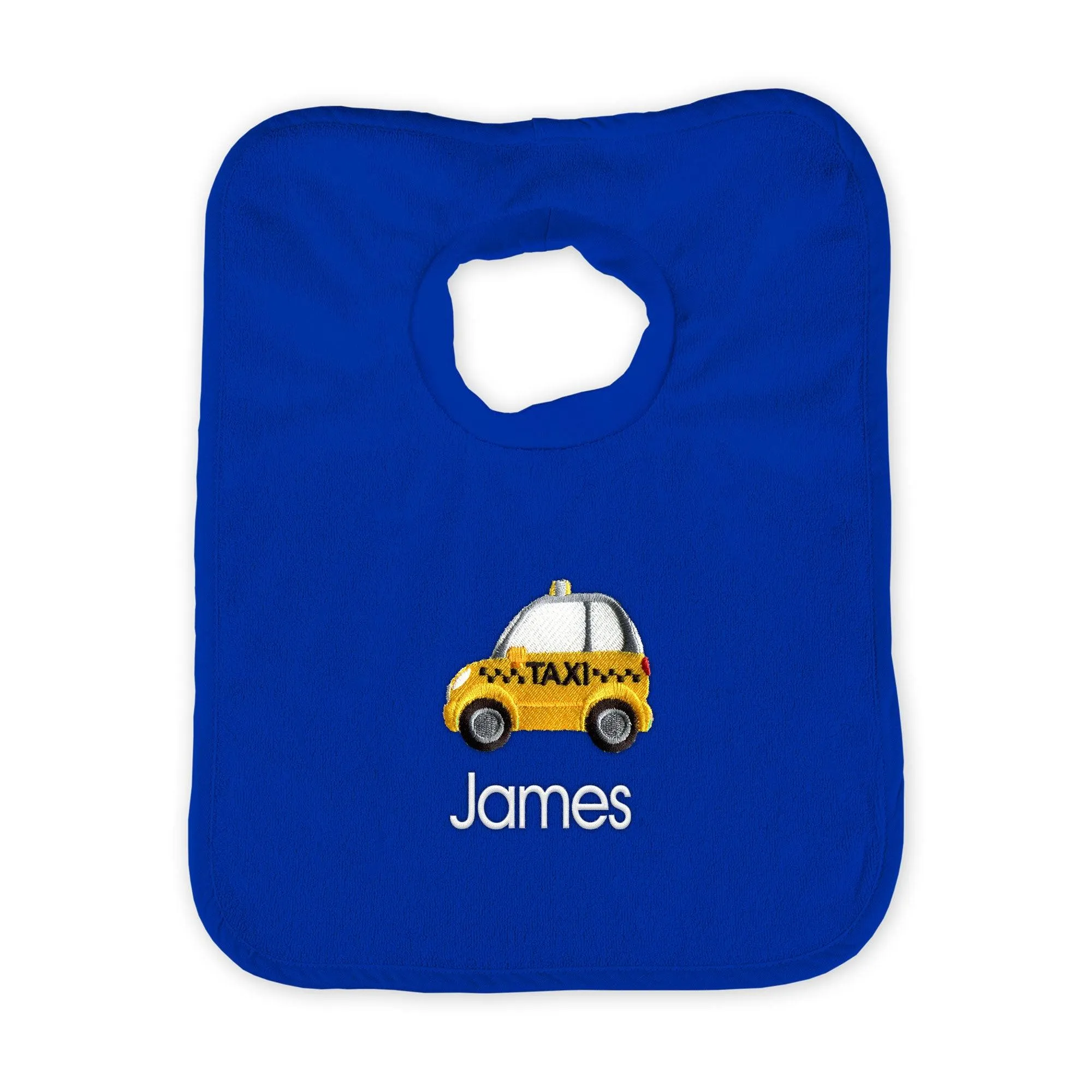 Personalized Taxi Emoji Bib