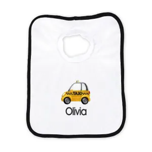 Personalized Taxi Emoji Bib