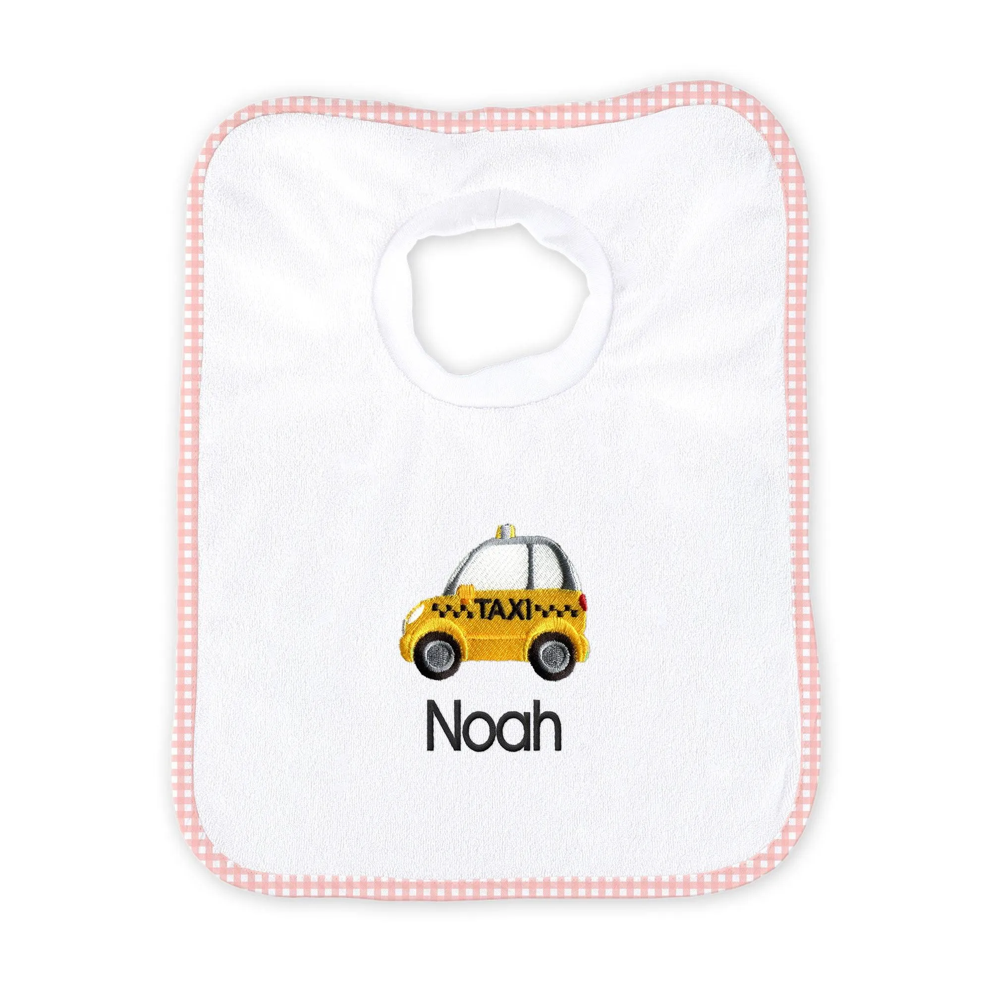 Personalized Taxi Emoji Bib