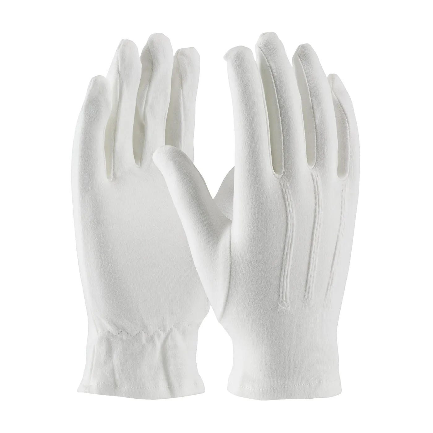 PIP 130-100WM Cabaret Cotton Dress Raised Stitching on Back Safety Glove (One Dozen)