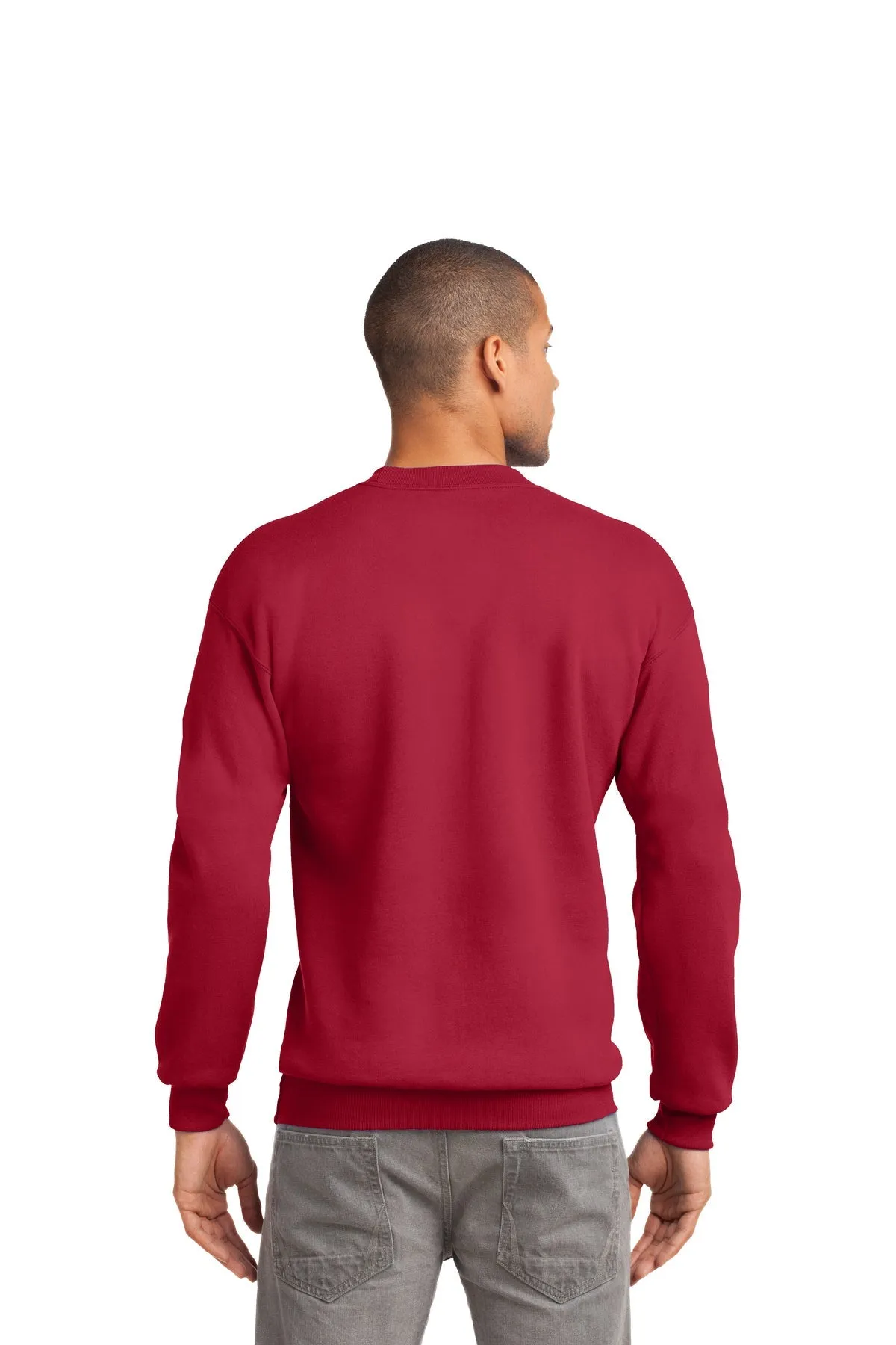 Port & Company Tall Essential Fleece Custom Sweatshirts, Red