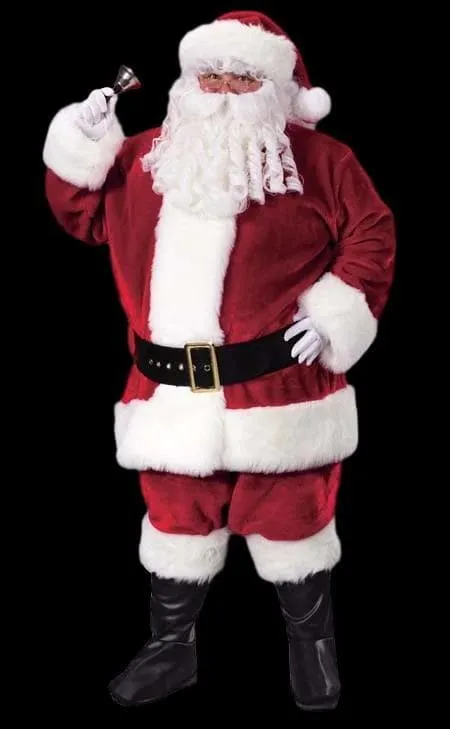 "Santa Suit - Plush Crimson - Plus Size" Costume