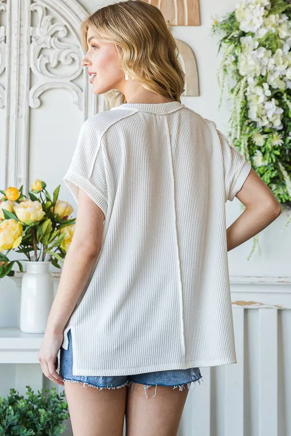 RIB TUNIC TOP