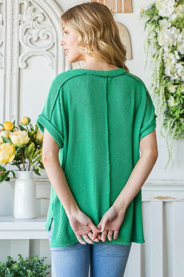 RIB TUNIC TOP