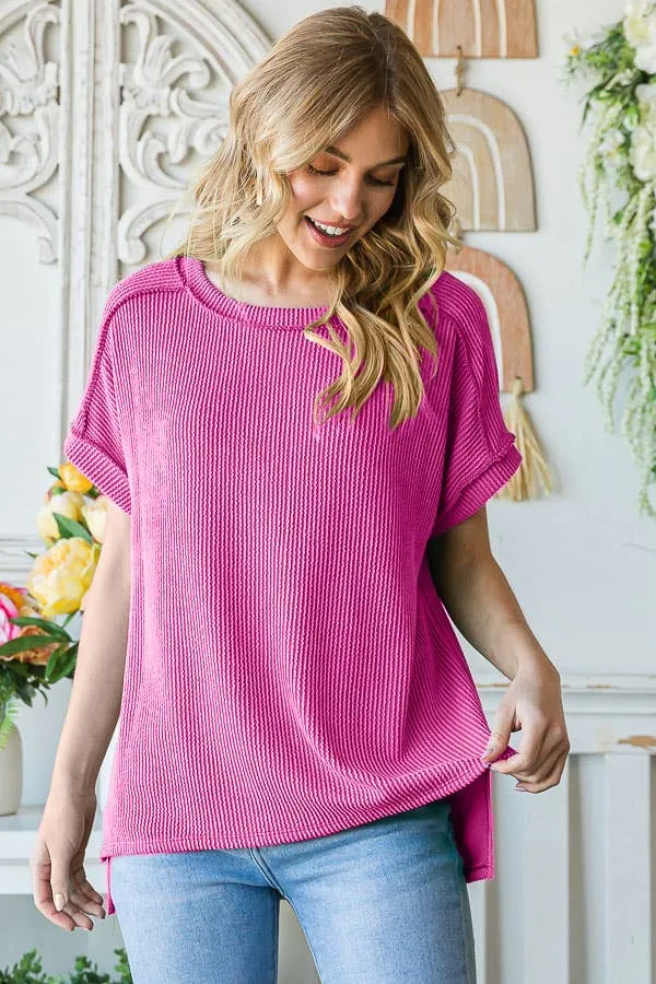 RIB TUNIC TOP