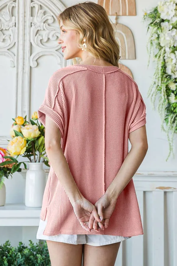 RIB TUNIC TOP