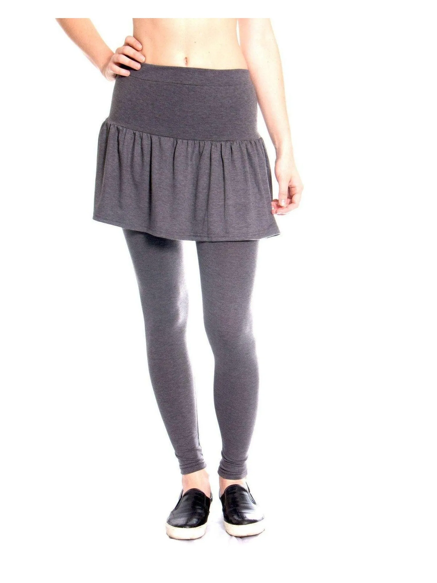 Rosie Workout Skirt (with leggings attached) - Gray