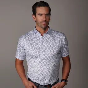 Semi-Spread Collar Polo Royal Flush