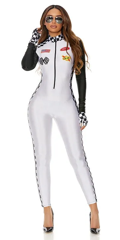 Sexy Finish Line Racer Halloween Costume